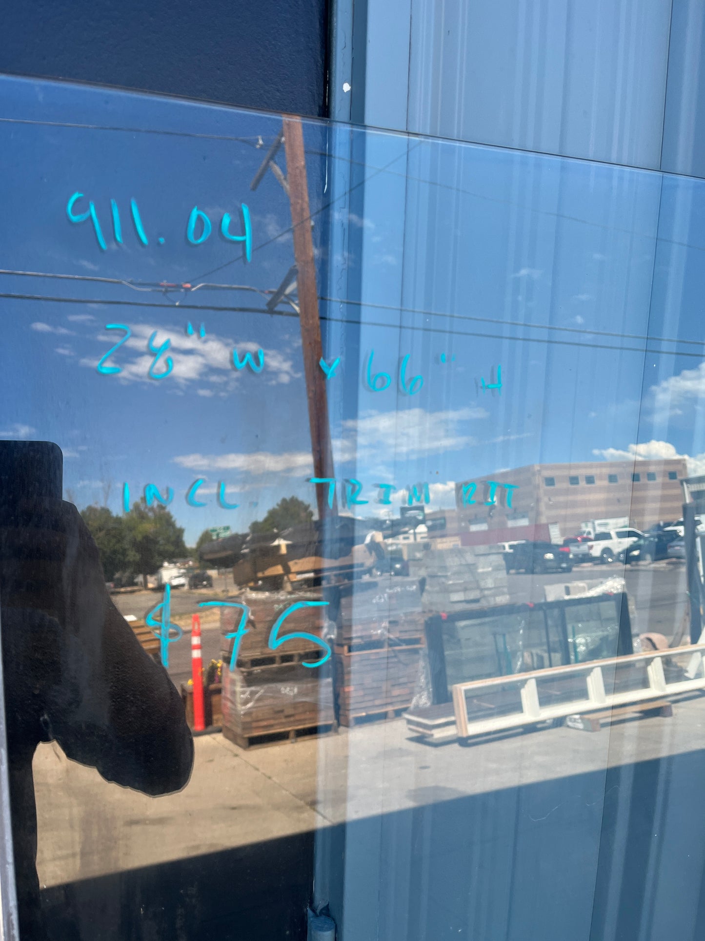 Glass Shower Door with Trim Kit [911.04]