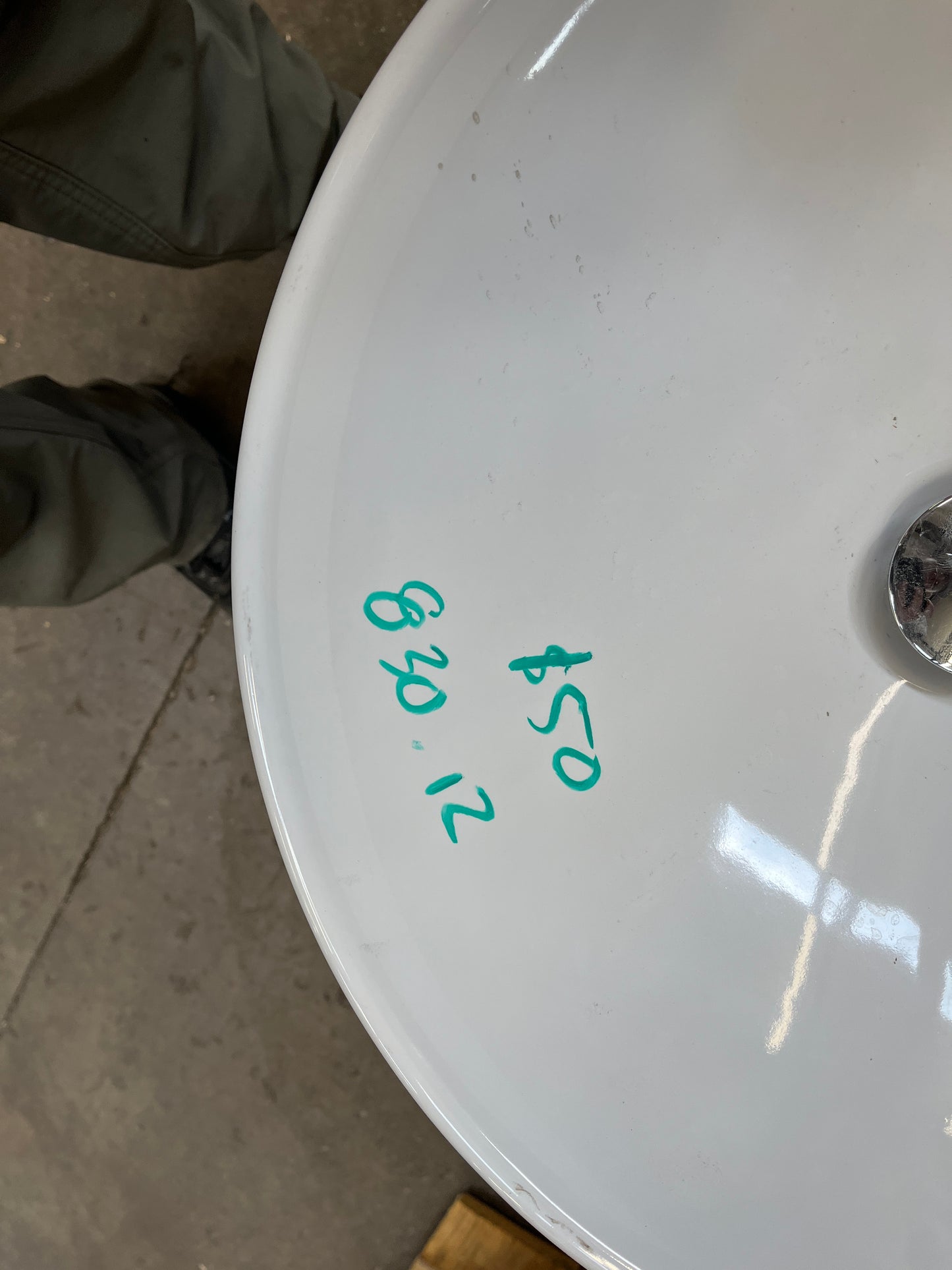 Caroma White Ceramic Vessel Sink [830.12]